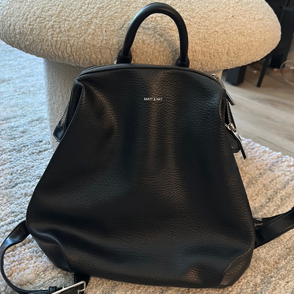 Mat & Nat Vegan Leather Backpack - Picture 1 of 5